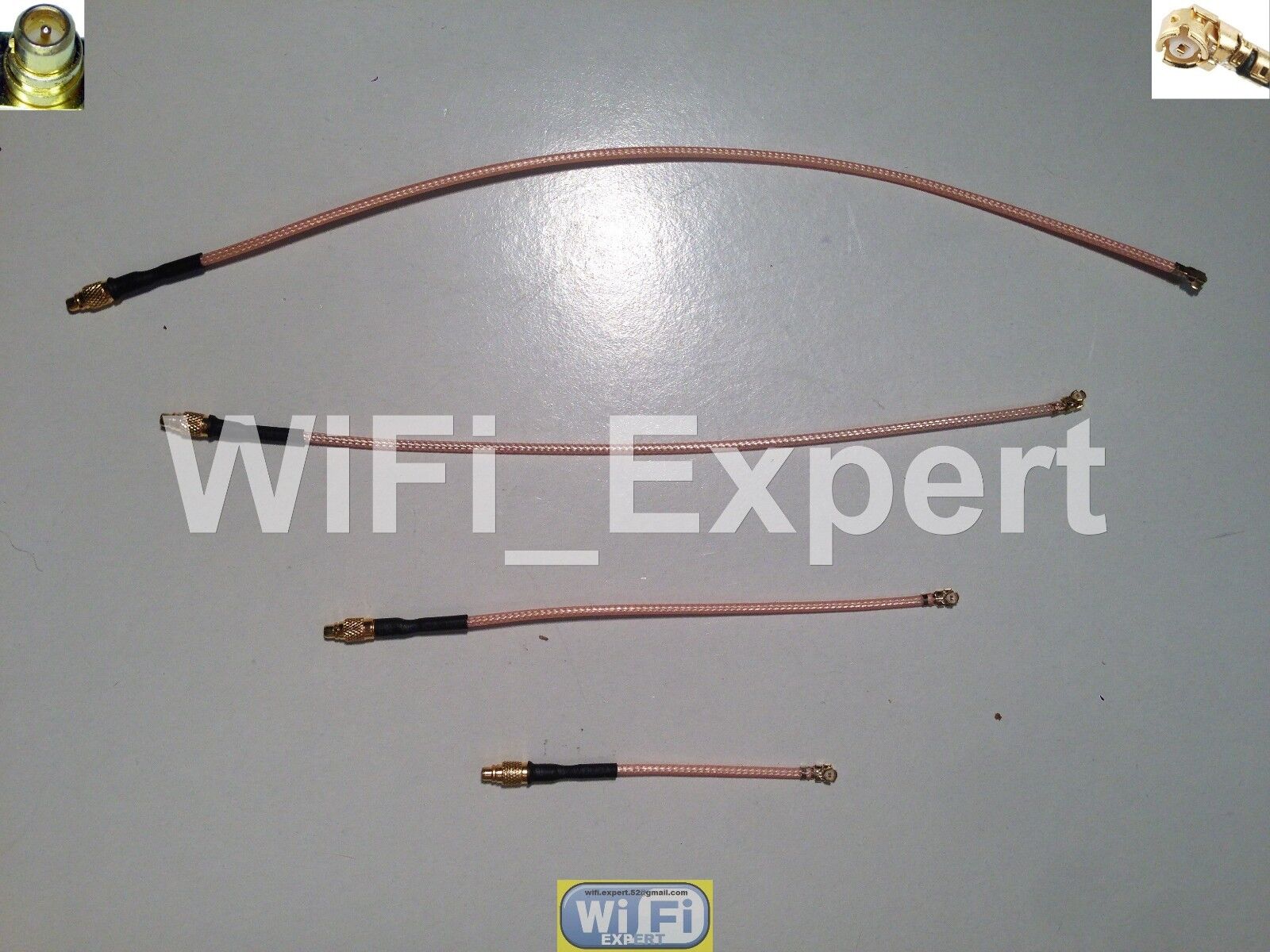 2-8in RG178 MMCX Male Straight U.FL IPX Pigtail RF Cable WIFI Wireless LOW LOSS