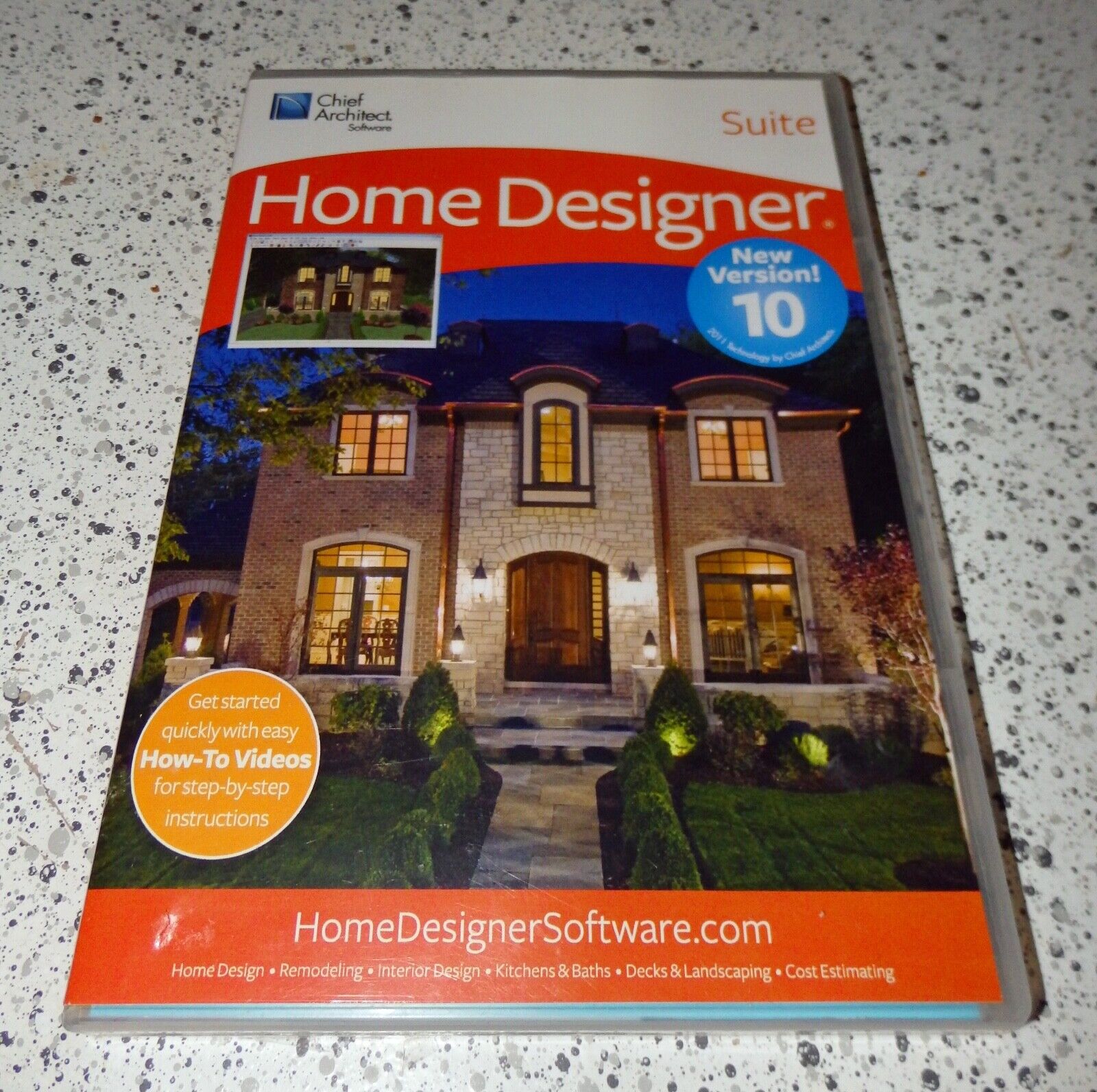 Chief Architect Home Designer Suite Version 10 + Key / PC 2011 WIN 7 Vista XP