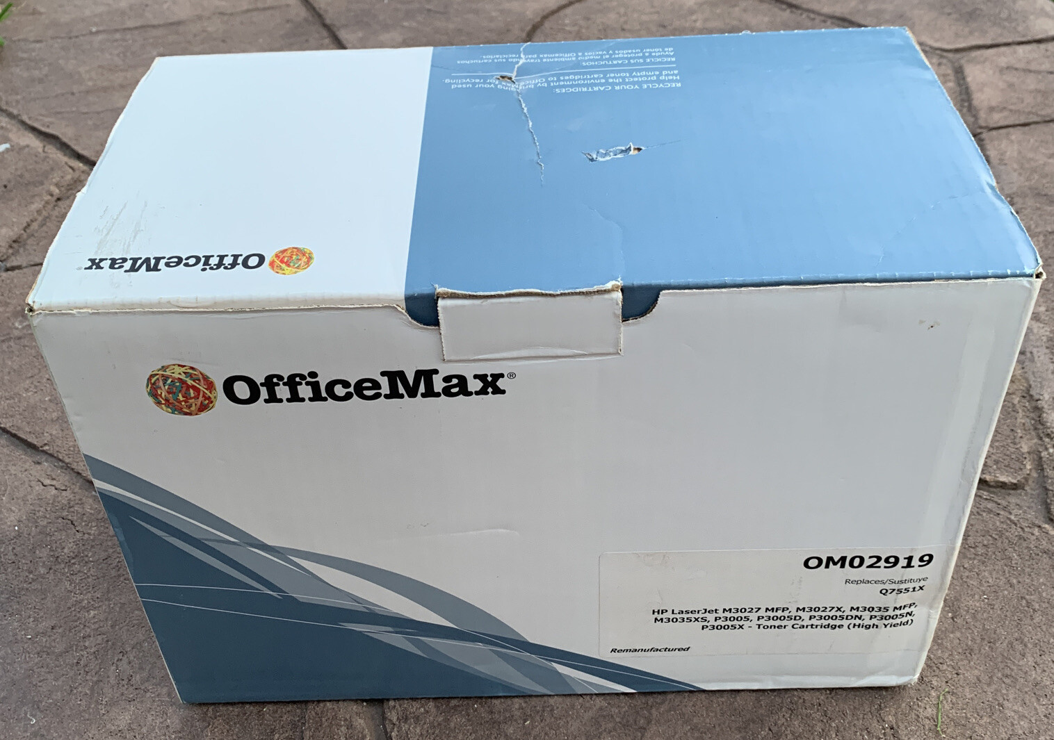OfficeMax OM02919 High Yield Toner Cartridge Replacement For HP Laserjet Q7551X