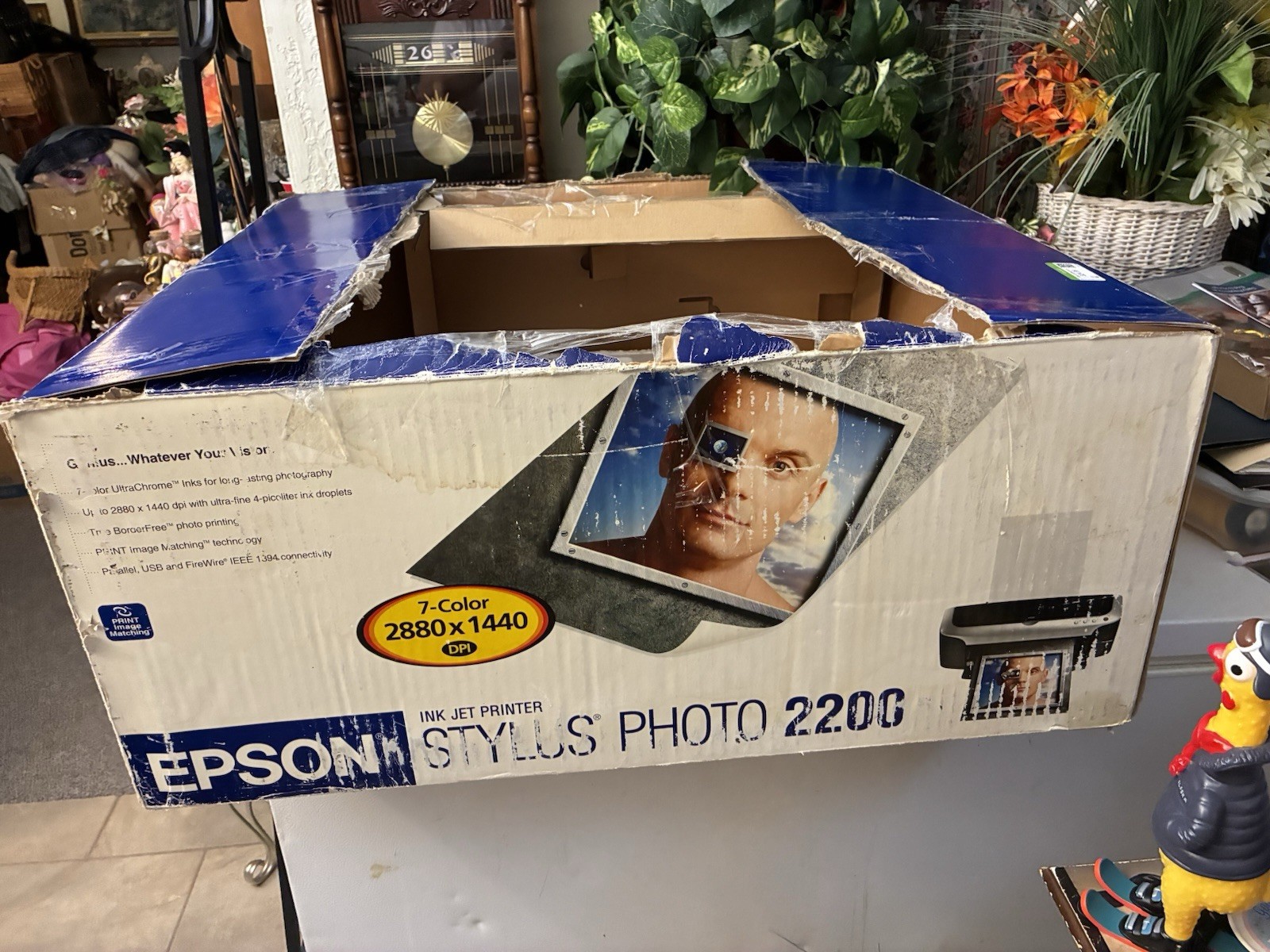 Epson Stylus Photo 2200 Digital Photo Inkjet Printer Tested Complete In The Box