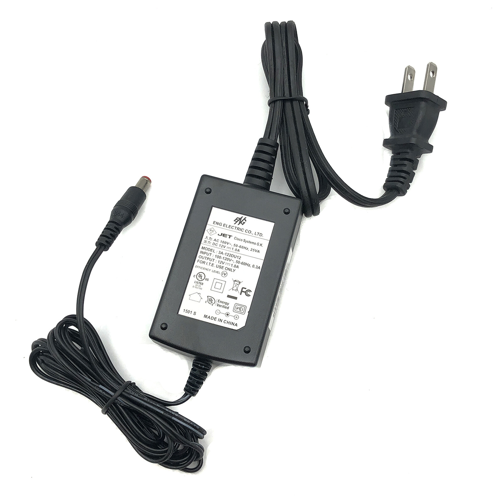 Genuine ENG AC/DC Adapter for Cisco Linksys Wireless Wi-Fi Router E1200-NP N300