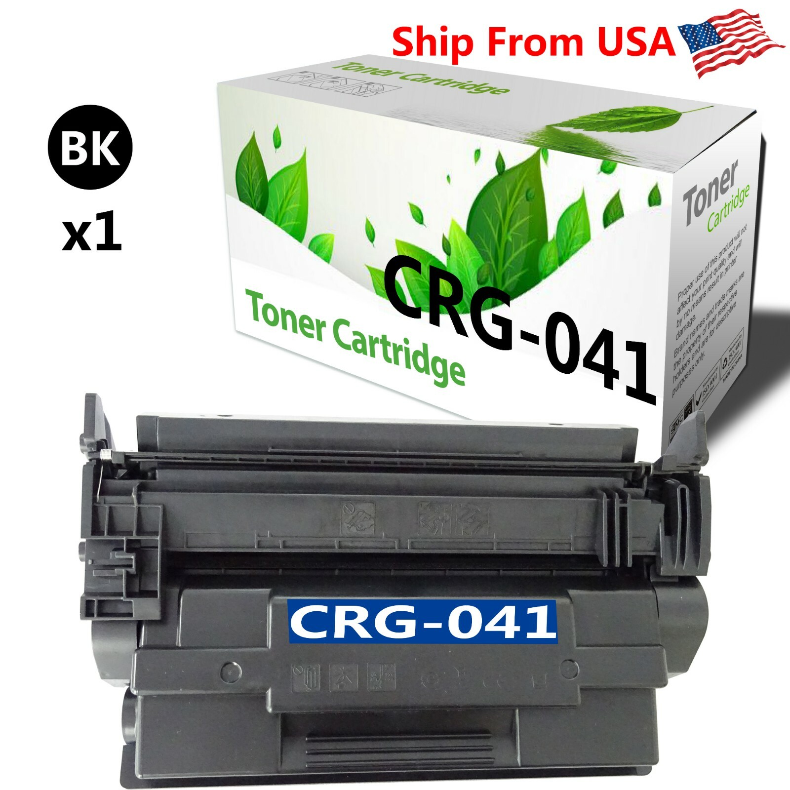 1 PK CRG041 Canon 041 Toner Cartridge for imageCLASS LBP312x Printer