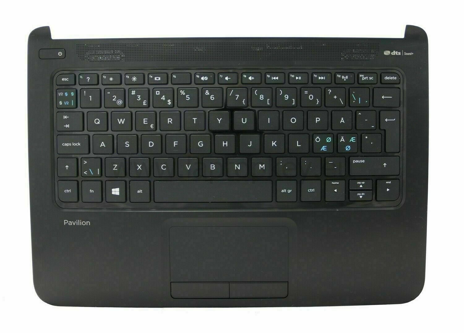 Nordic palmrest with keyboard for HP PAVILION TOUCHSMART 11-E /HP436-NOR-P