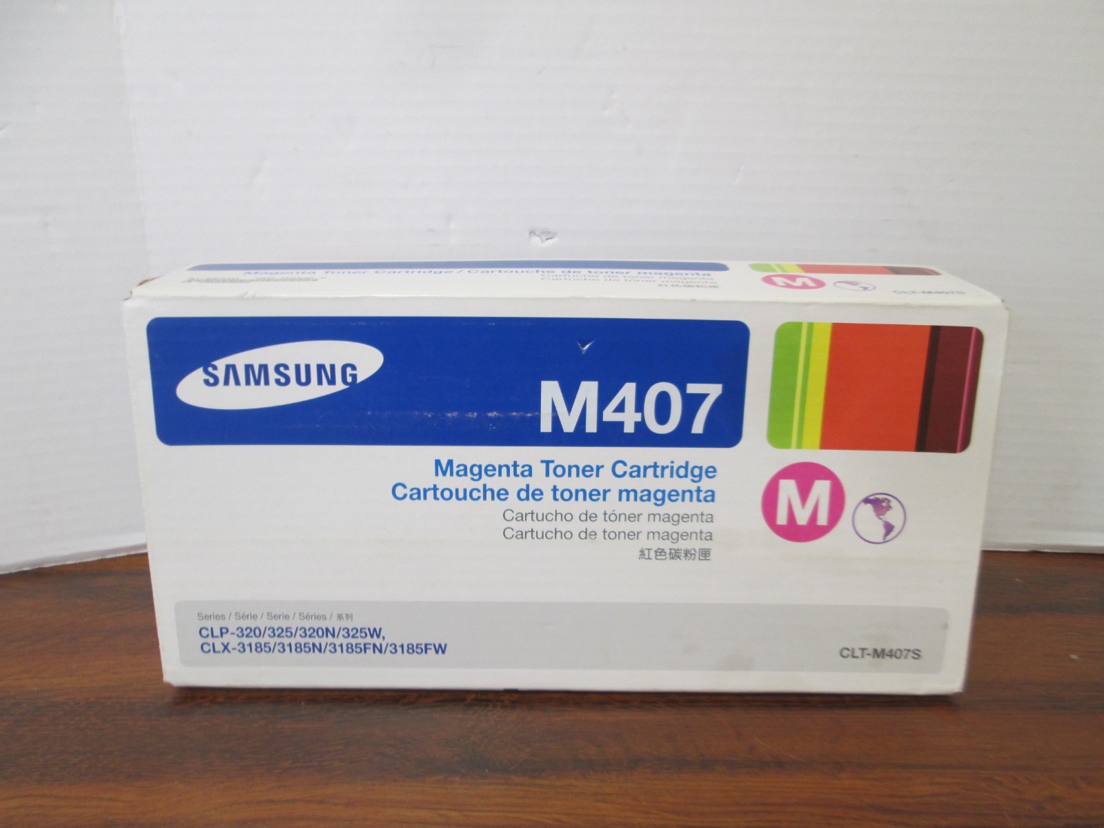 Genuine Samsung Magenta Toner CLT-M407 for  CLP-320/325/320N/325W CLX-3185/