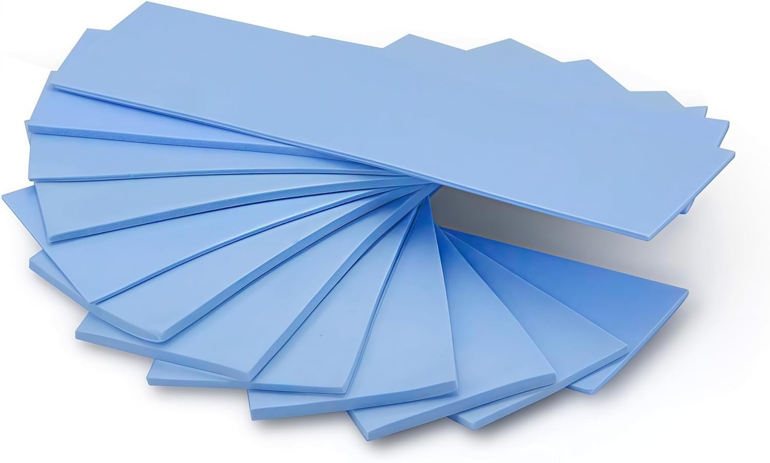 12-Pack Thermal Conductive Silicone Pads for SSD, CPU, GPU, IC Chipset Cooling -