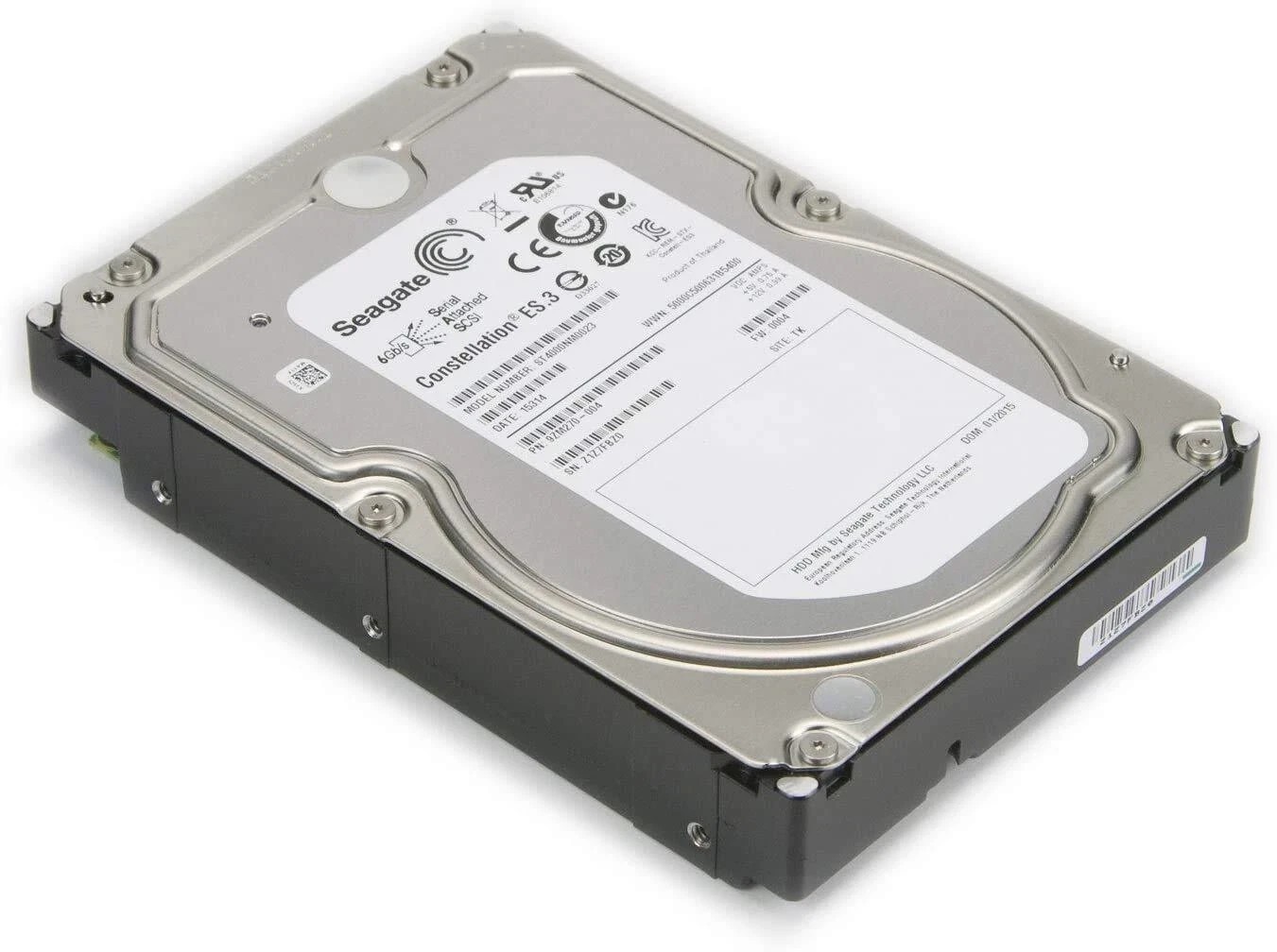 ST4000NM0023 Seagate Serial Attached SCSI 4TB 7.2K 6Gbps 3.5" SAS HDD