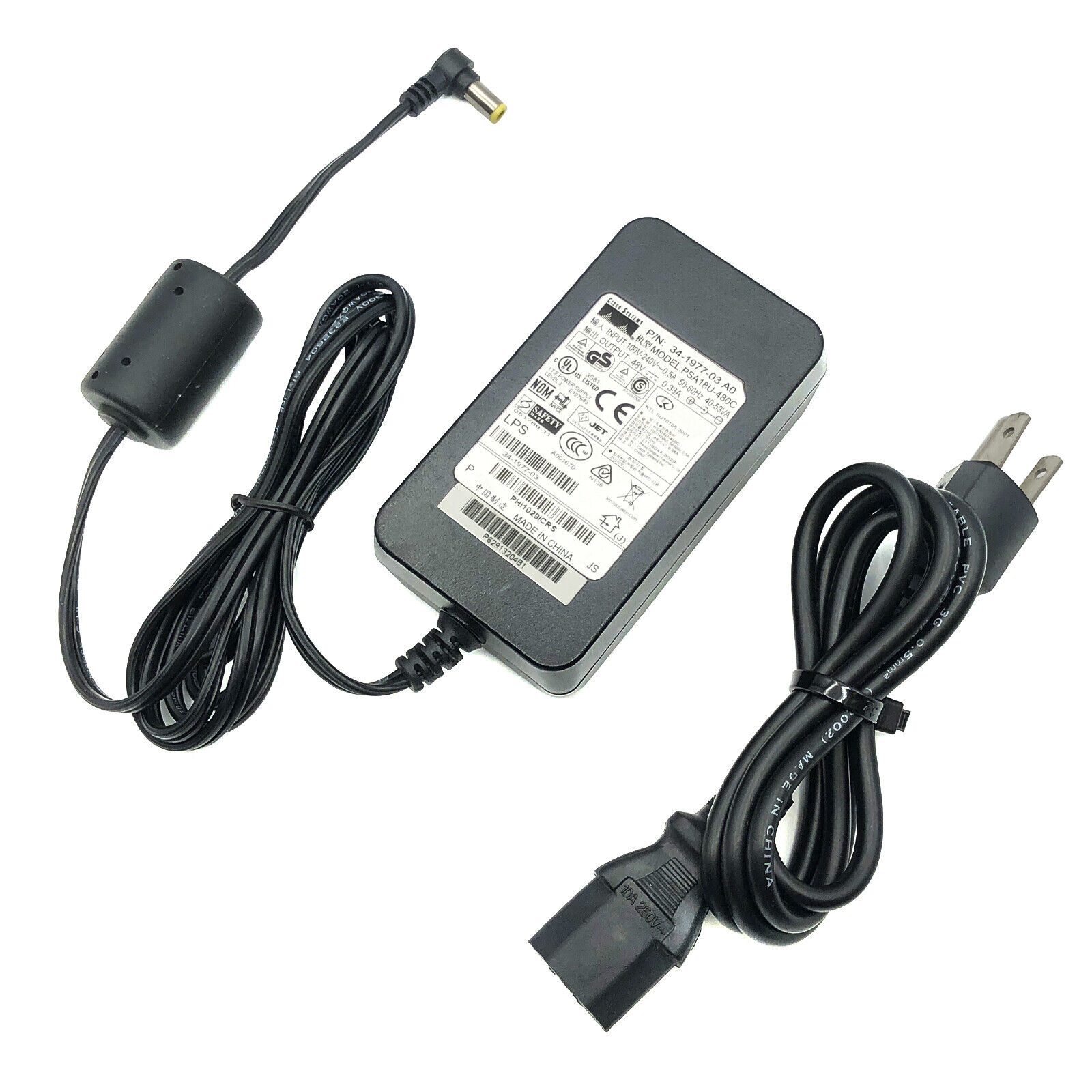 Genuine Cisco AC Adapter Power POE for IP Phones 7940 7940G 7960 7960G w/Cord