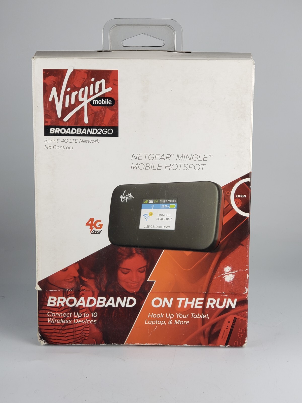 Netgear Mingle Mobile WiFi Hotspot (Virgin Mobile) New Sealed 4G LTE NTGR778AVB