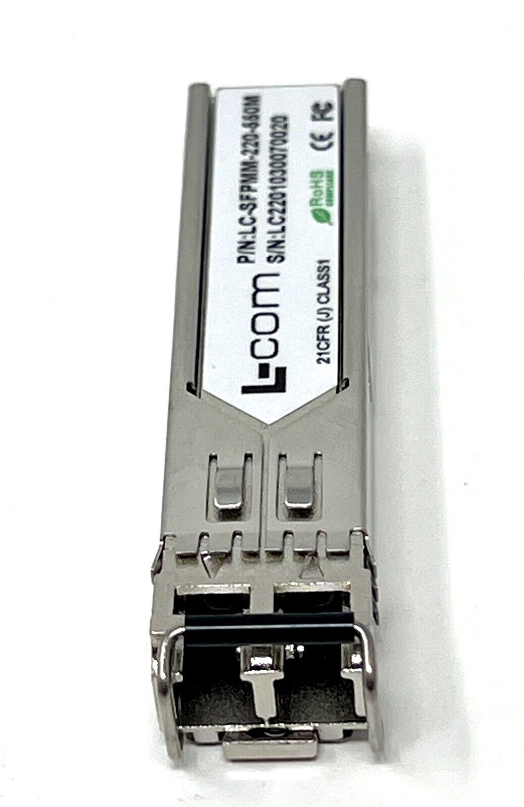 L-Com LC-SFPMM-220-550M SFP Fiber Optic Transceiver Open Box