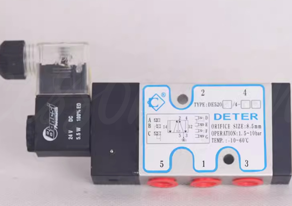 1pc NEW DE52001/4-CD High flow plate solenoid valve connection l/4 AC220V