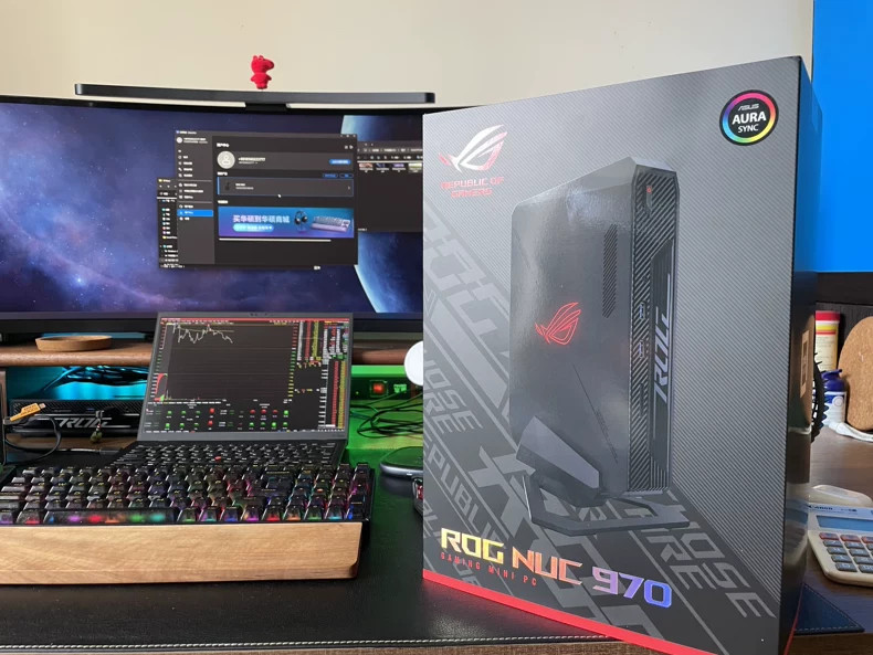 Asus ROG NUC 970 , Gaming Desktop Computer, Intel Ultra 9 185H, 32 GB, 1 TB