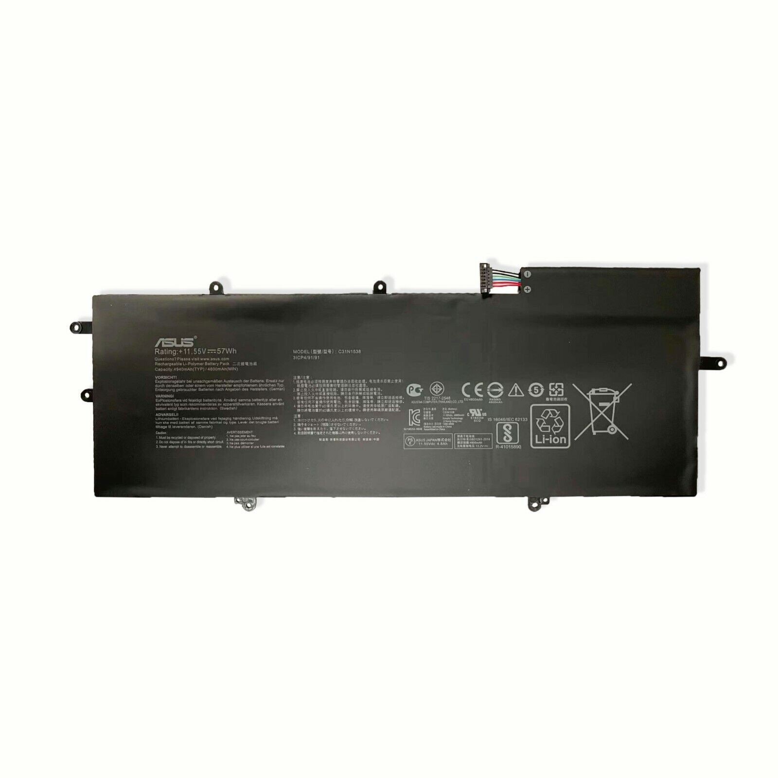 Genuine Battery C31N1538 For ASUS ZenBook Q324UA UX360UA UX360UAK Series C31Pq9H