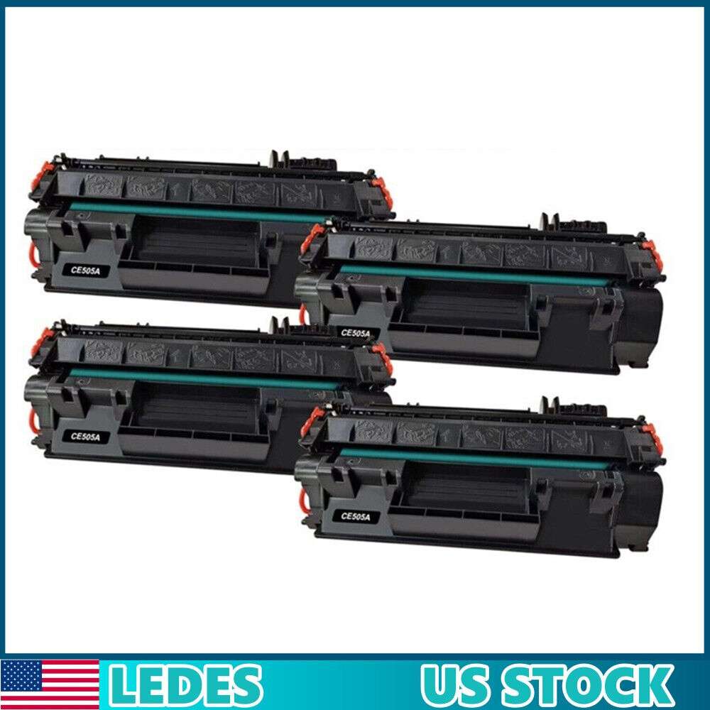 2 Pack CE505A Toner Cartridge For HP 05A LaserJet P2035 P2035N P2055DN P2050