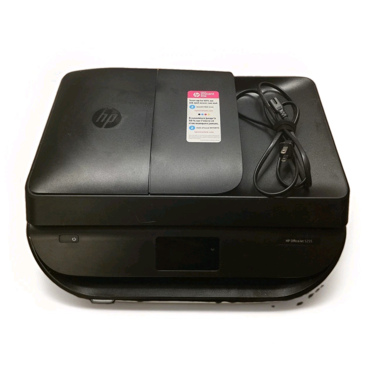 HP OfficeJet 5255 Wireless All-In-One Inkjet Printer Tested NEEDS INK