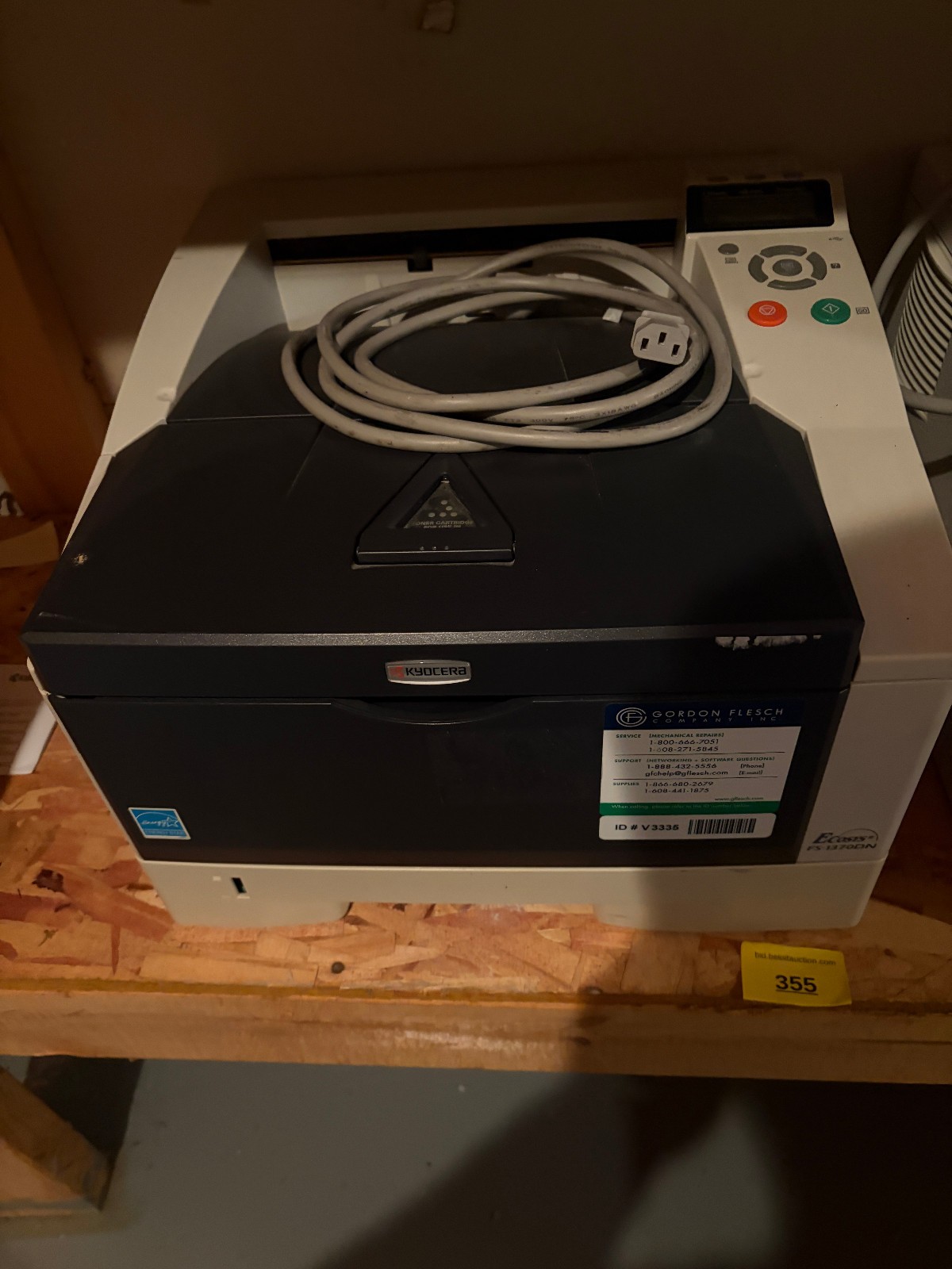 Kyocera Mita FS-1370DN Workgroup Laser Printer
