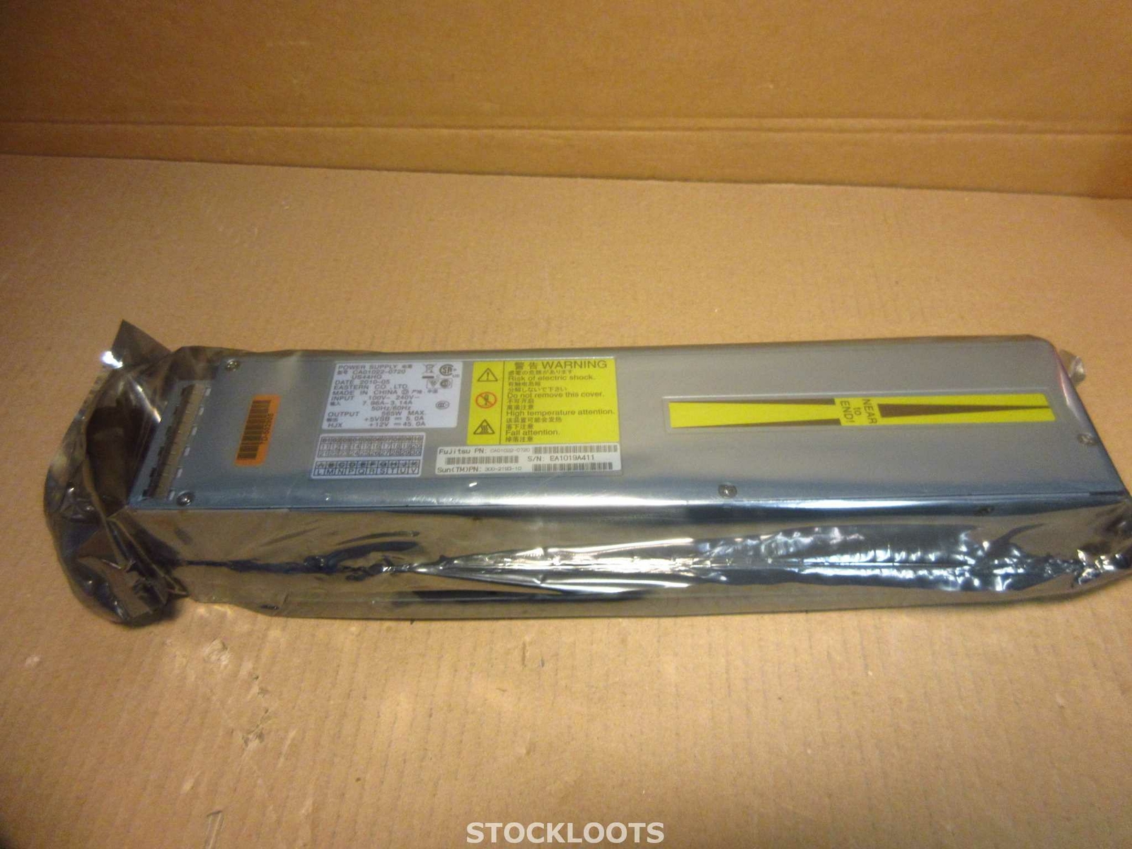 Sun Oracle 300-2193 565 Watt AC Input Power Supply for M3000 Server REFURBISHED