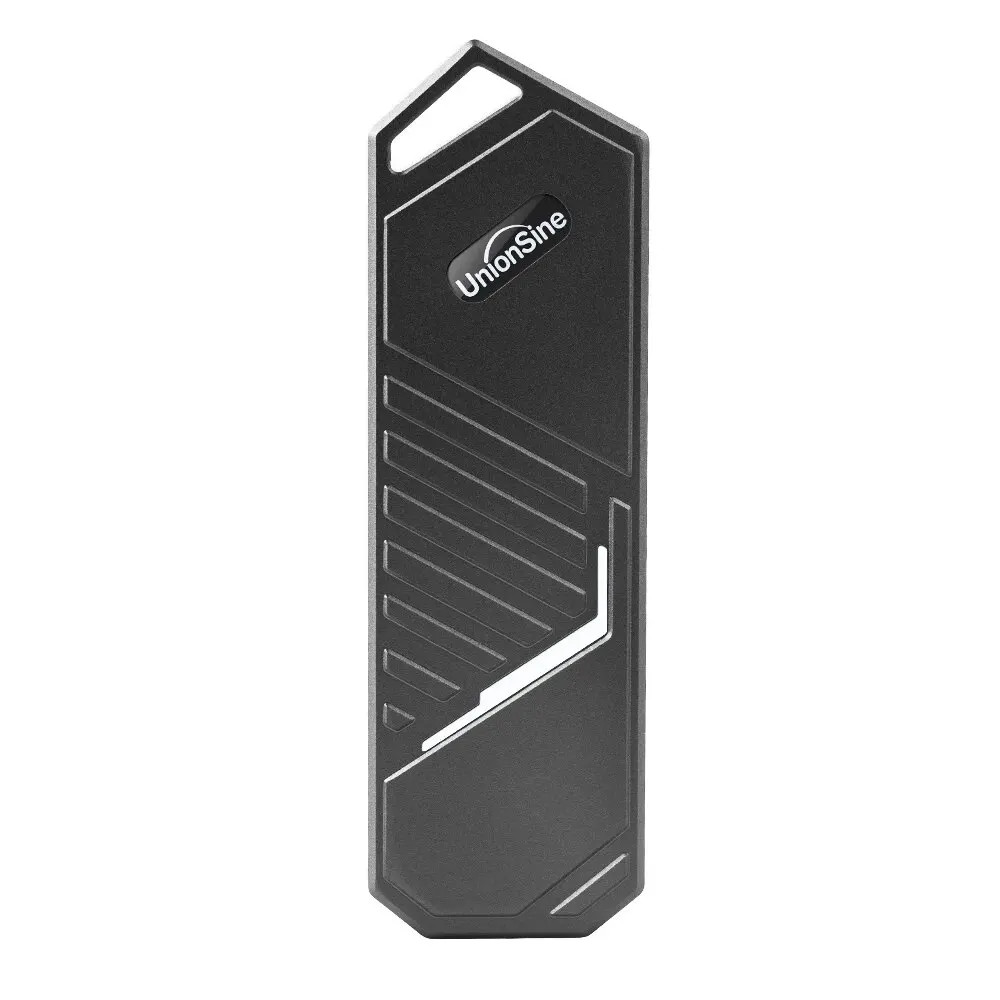 UnionSine M.2 NVMe SSD Enclosure 10Gbps USB-C PCIe Case UASP Support