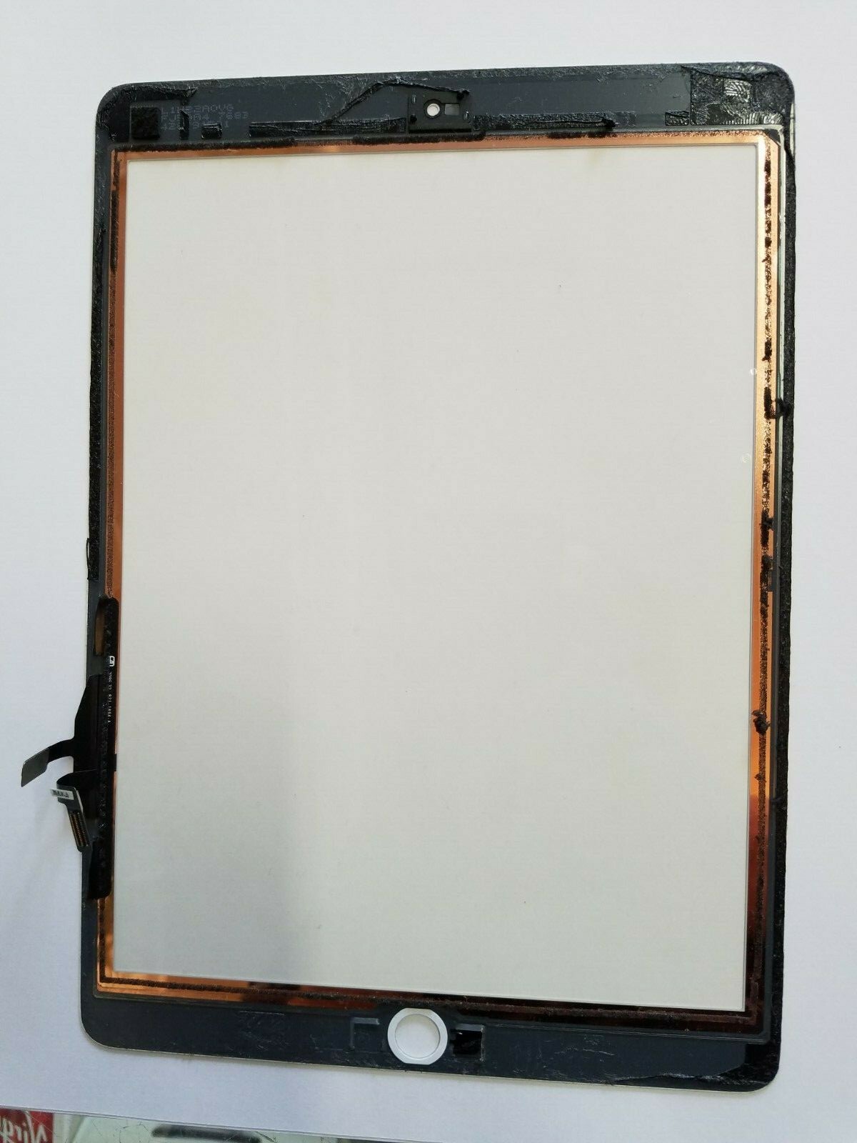 Genuine Apple iPad 9.7 A1823 MPGA2LL/A White Front Glass Screen Replacement
