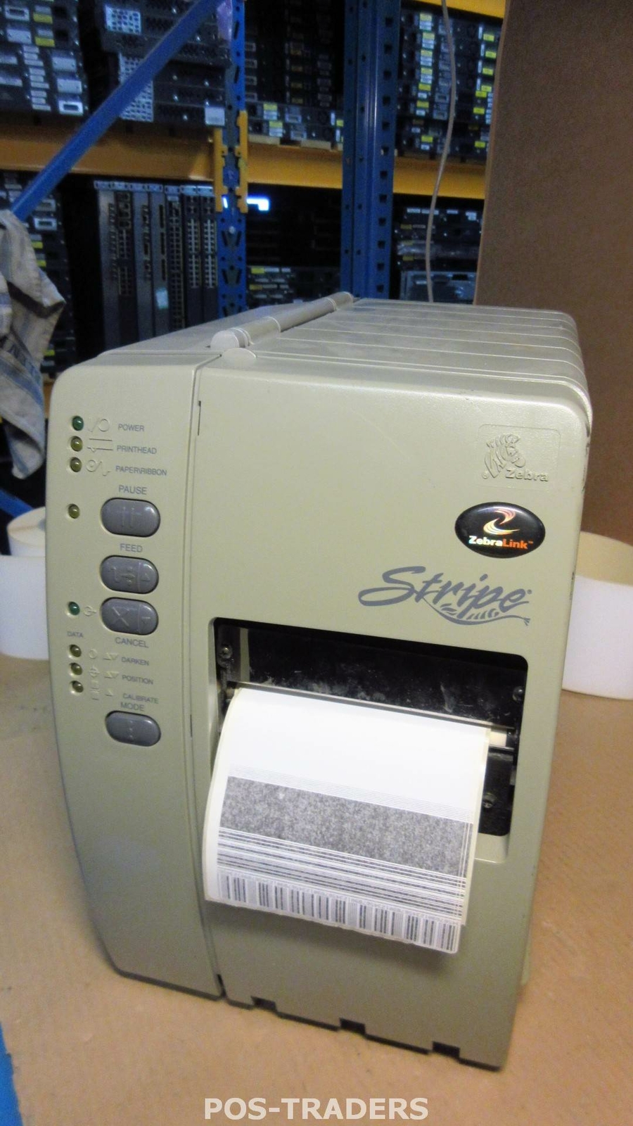 Zebra Stripe S400 DT/TT Parallel Serial Barcode Label Printer PRINTING LINES