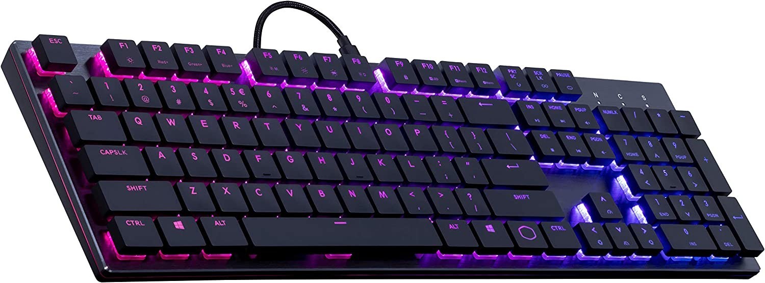 Cooler Master SK650 Mechanical Gaming Keyboard w/Cherry MX & RGB Low Profile 
