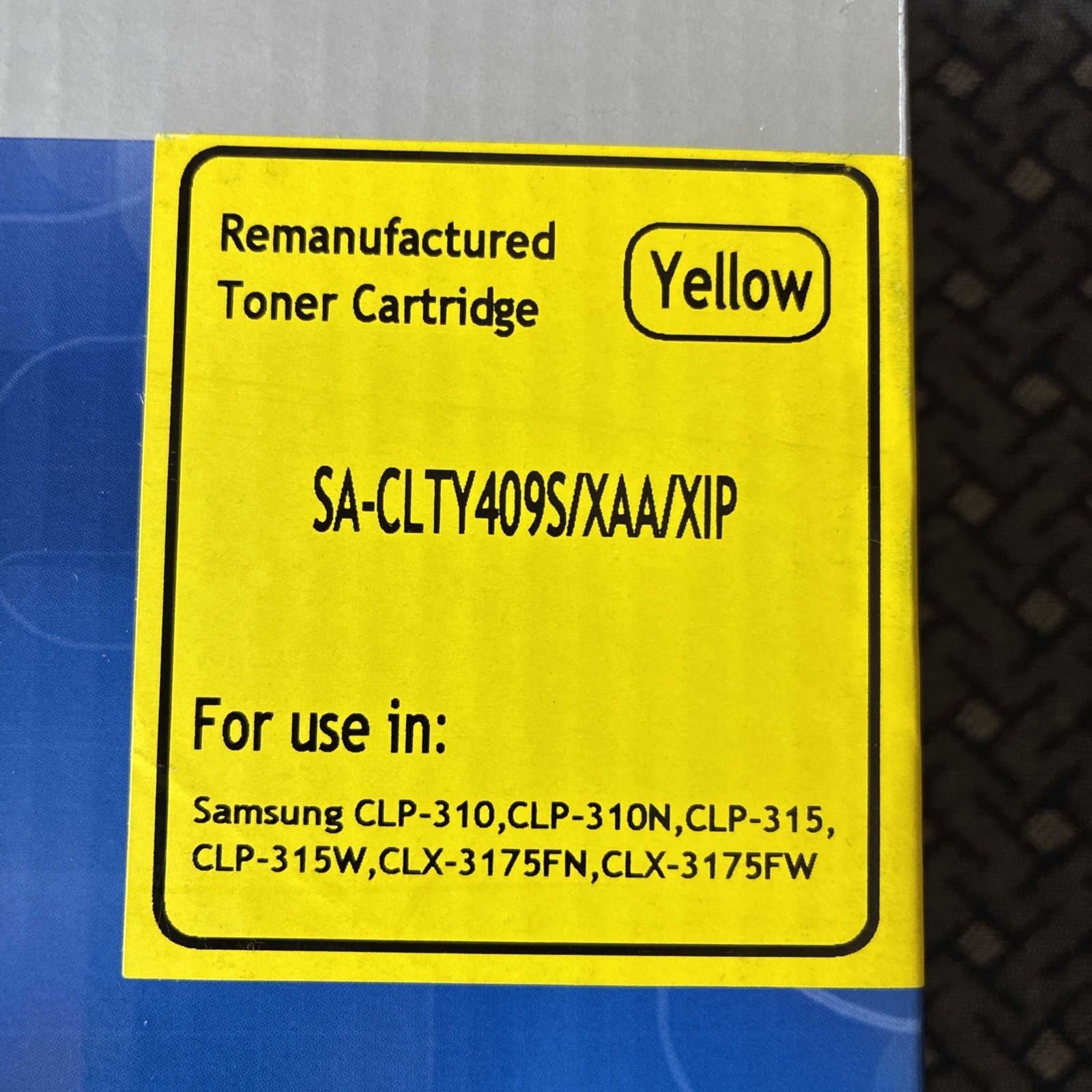 NEW 1PK CLT-Y409S Toner Compatible w Samsung CLP-315 CLP-310 310N,K 315W Yellow