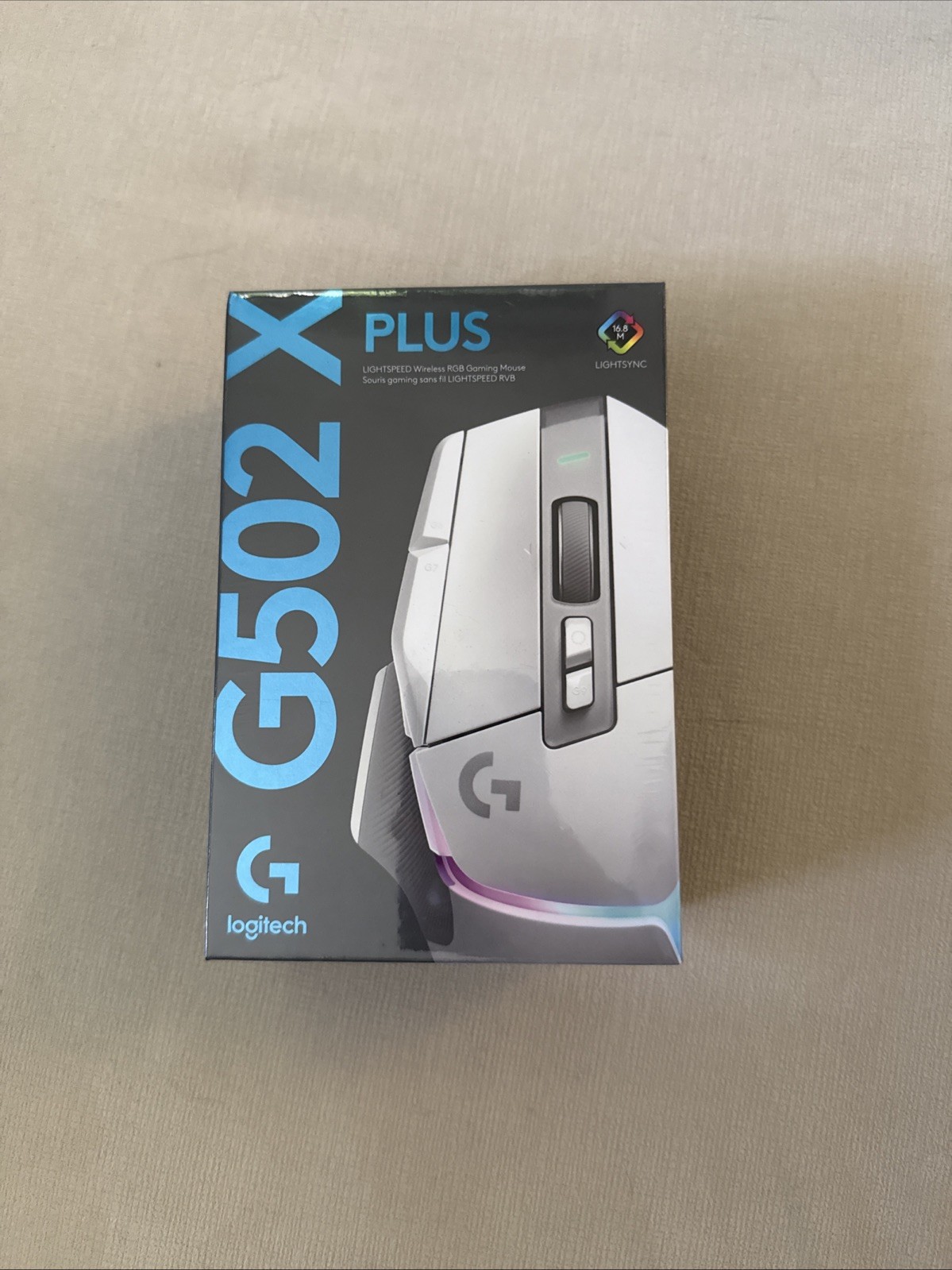 Logitech G502 X PLUS Wireless Gaming Mouse - White