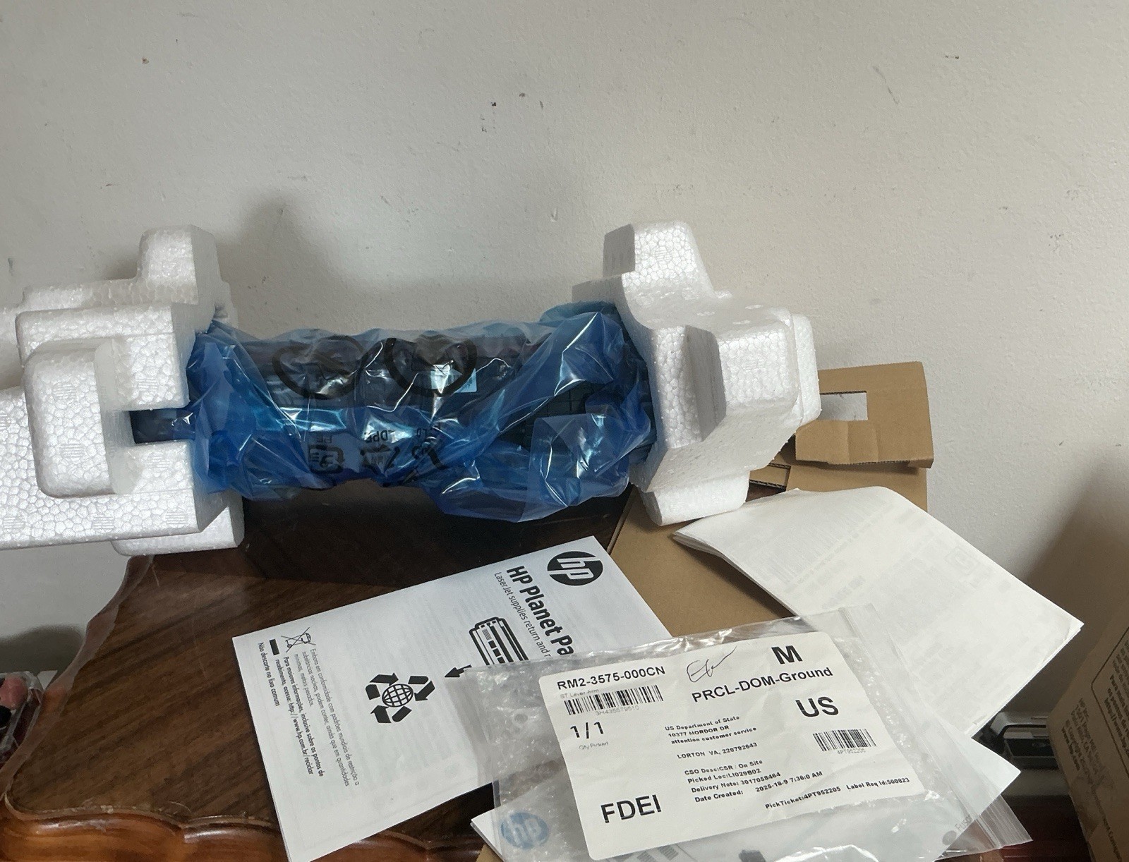HP 6QN28-67002 OEM 110V Fuser Kit Color LaserJet Enterprise 5700 5800 Series