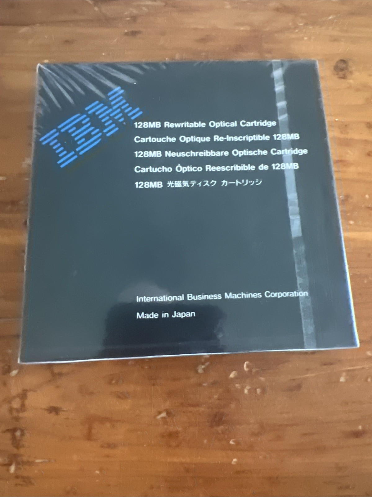 IBM 128 MB Rewriteable Optical Cartridge New Sealed Part No. 38F8645