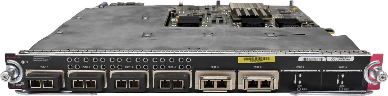 Cisco WS-X6908-10G 8-Port X2 10GE Switch Module + Transceiver + DFC4 Card