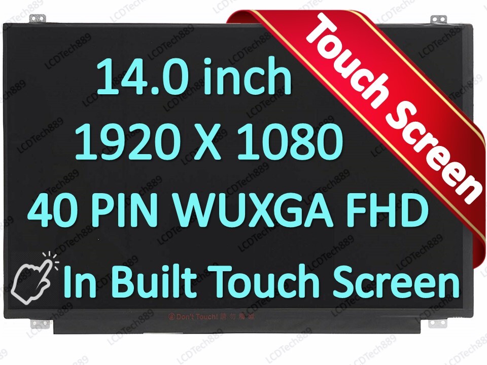 New Lenovo FRU 01LW092 P/N SD10P38840 Embedded Touch FHD LCD Screen LED Display