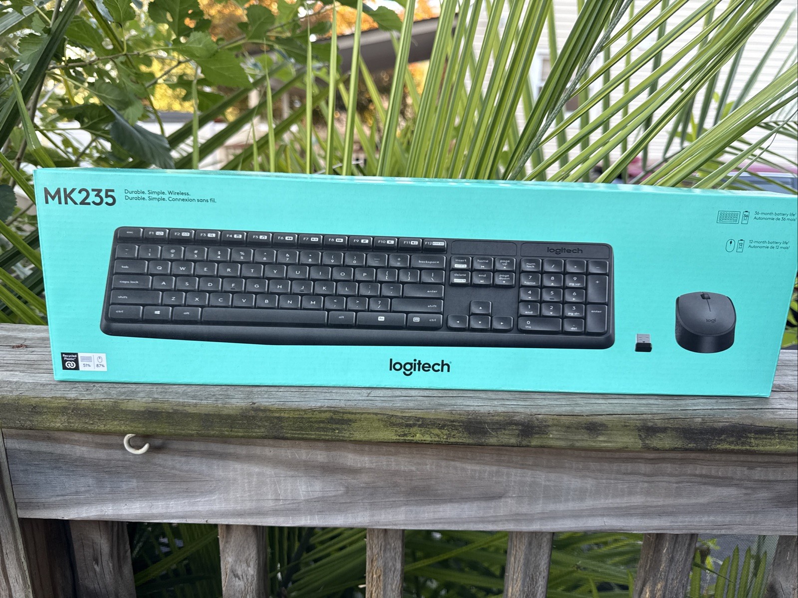 Logitech MK235 920-007897 Wireless Keyboard and Mouse - Black