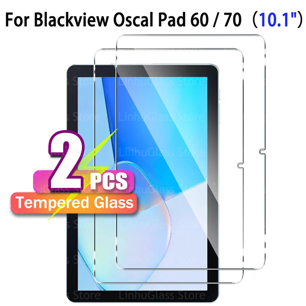 2PCS OSCAL Pad 60 OSCAL Pad 70 10.1" Tempered Glass Film Cover Screen Protector