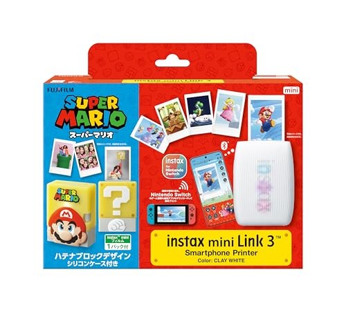 Fujifilm instax mini Link3 Smartphone Printer with Question Block Design