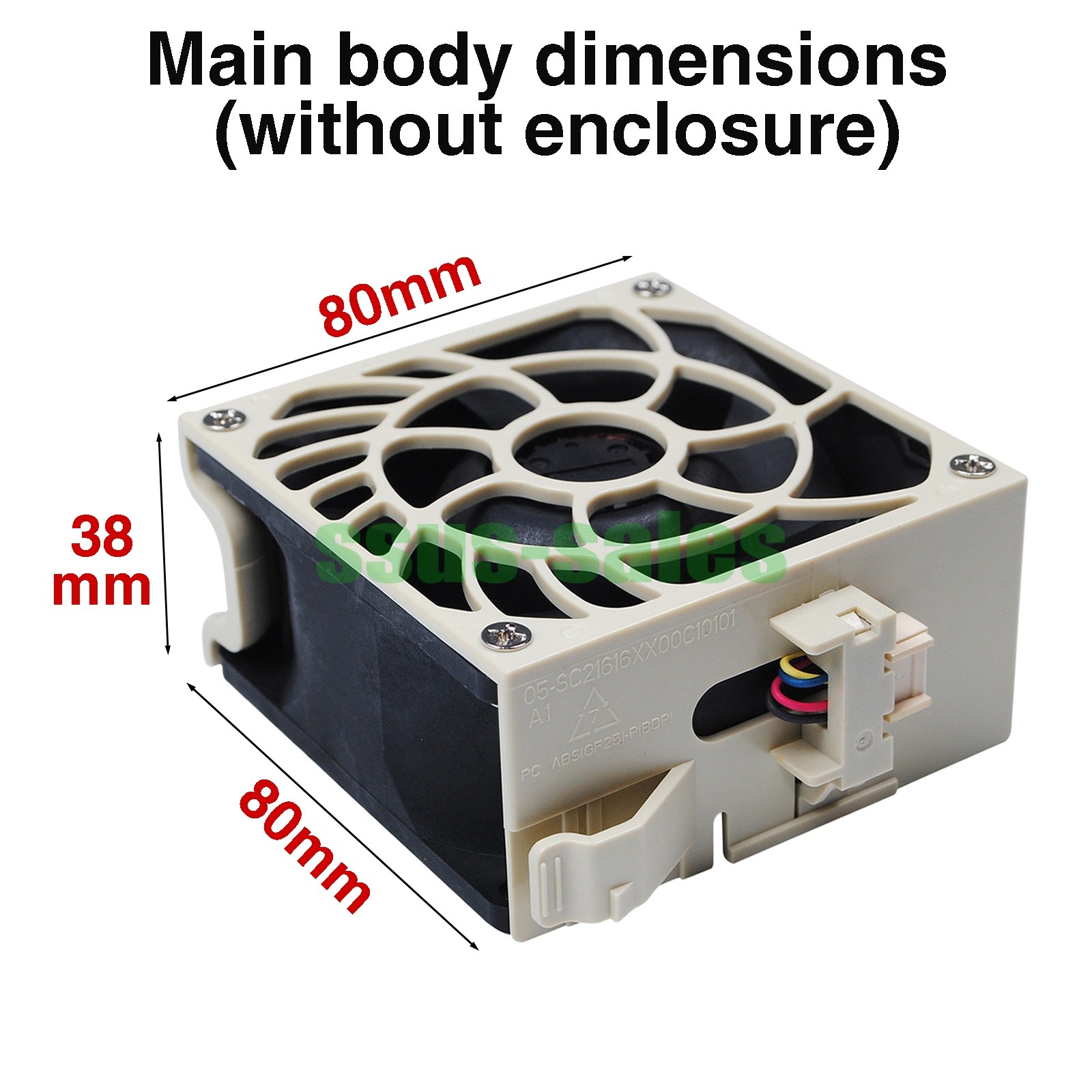 NEW FAN-0118L4 4Pin 80mm Hot Swap PWM Server Chassis Cooling Fan For Supermicro