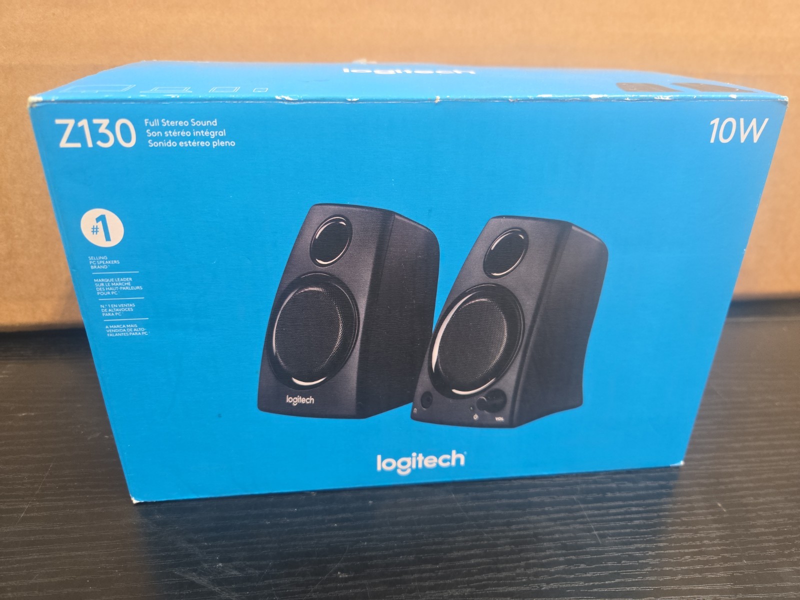 Logitech Z130 Compact 2.0 Speakers 3.5mm Black 980-000417 10W