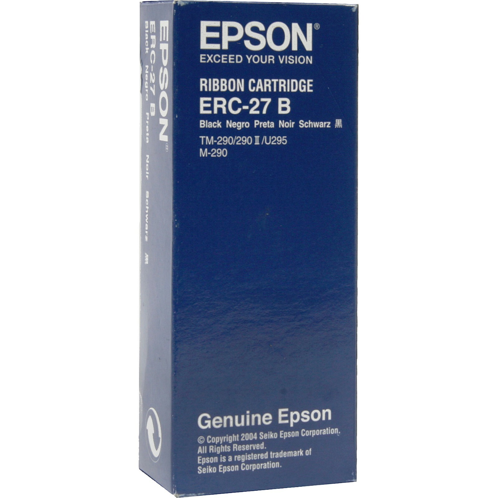 Genuine Epson ERC-27b Black Ribbon Cartridge for TM290, TM295  