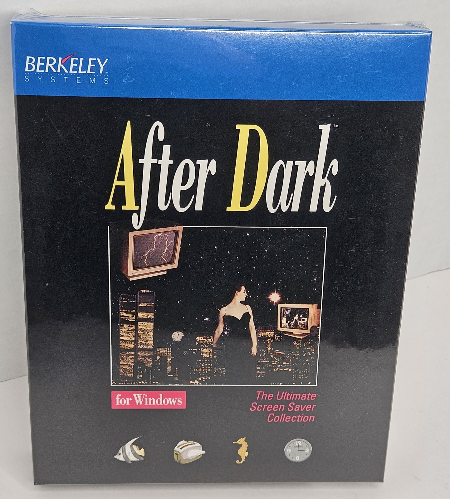 AFTER DARK Screen Saver Windows 3.0 Or Higher Berkeley Systems NOS NIB Sealed 