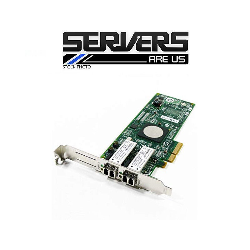 HP 8GB Dual Port AJ764A 489191-001 82Q PCI-e FC Host Bus 584777-001 Adapter
