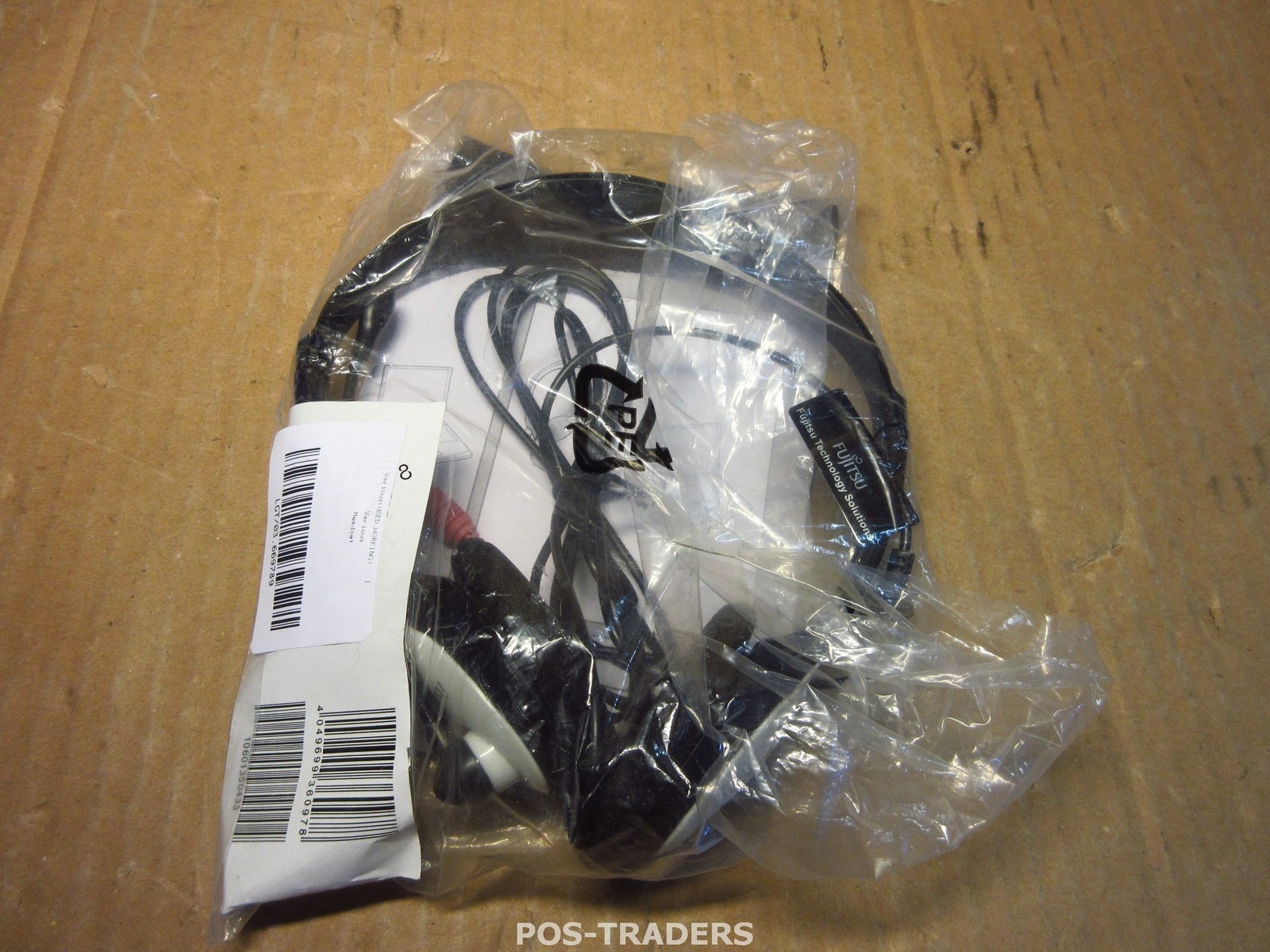 Fujitsu HS E2000 Communicator headset IP VOIP stereo audio NEW IN PLASTIC