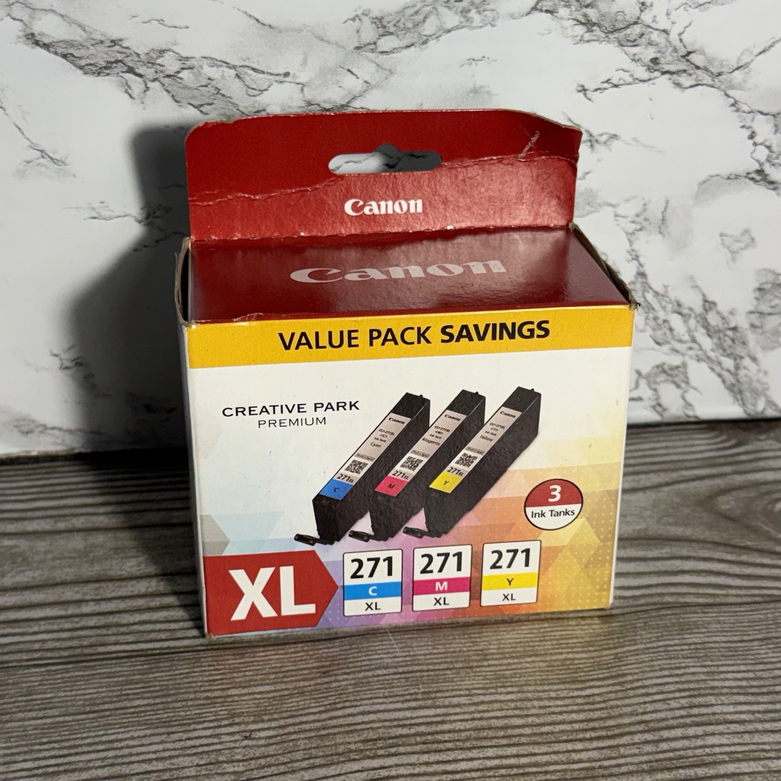 Canon CLI-271 XL High Yield Ink Cartridge - Combo Pack - Cyan/Magenta/Yellow