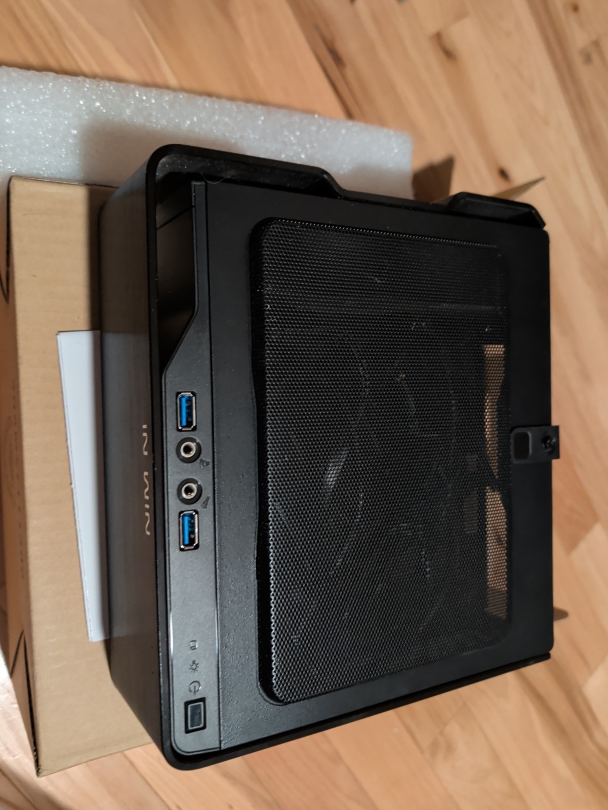 In Win Chopin mini-ITX Mini-Tower Computer Case W/ 150W Power Supply - Black