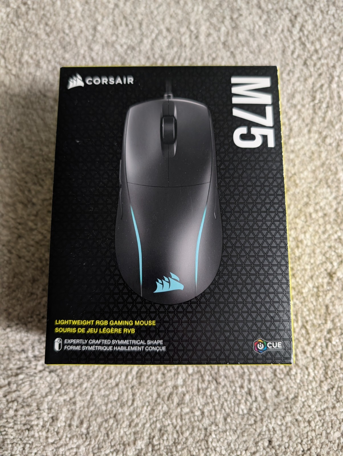 Corsair M75 Wired RGB Lightweight FPS Gaming Mouse (Open Box)