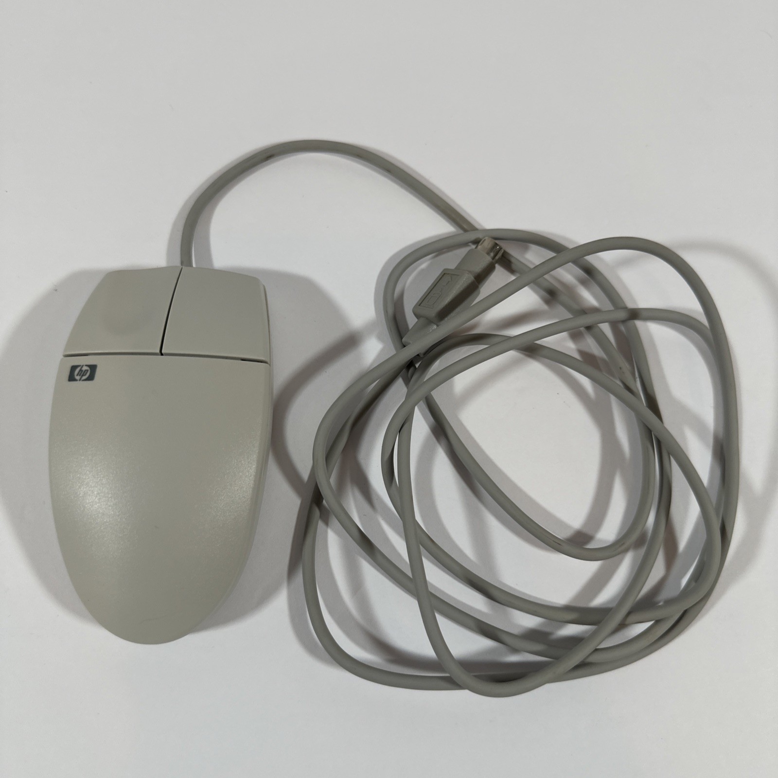 Vintage HP M-S34 C3751B PS/2 2-Button Mouse Hewlett Packard Computer