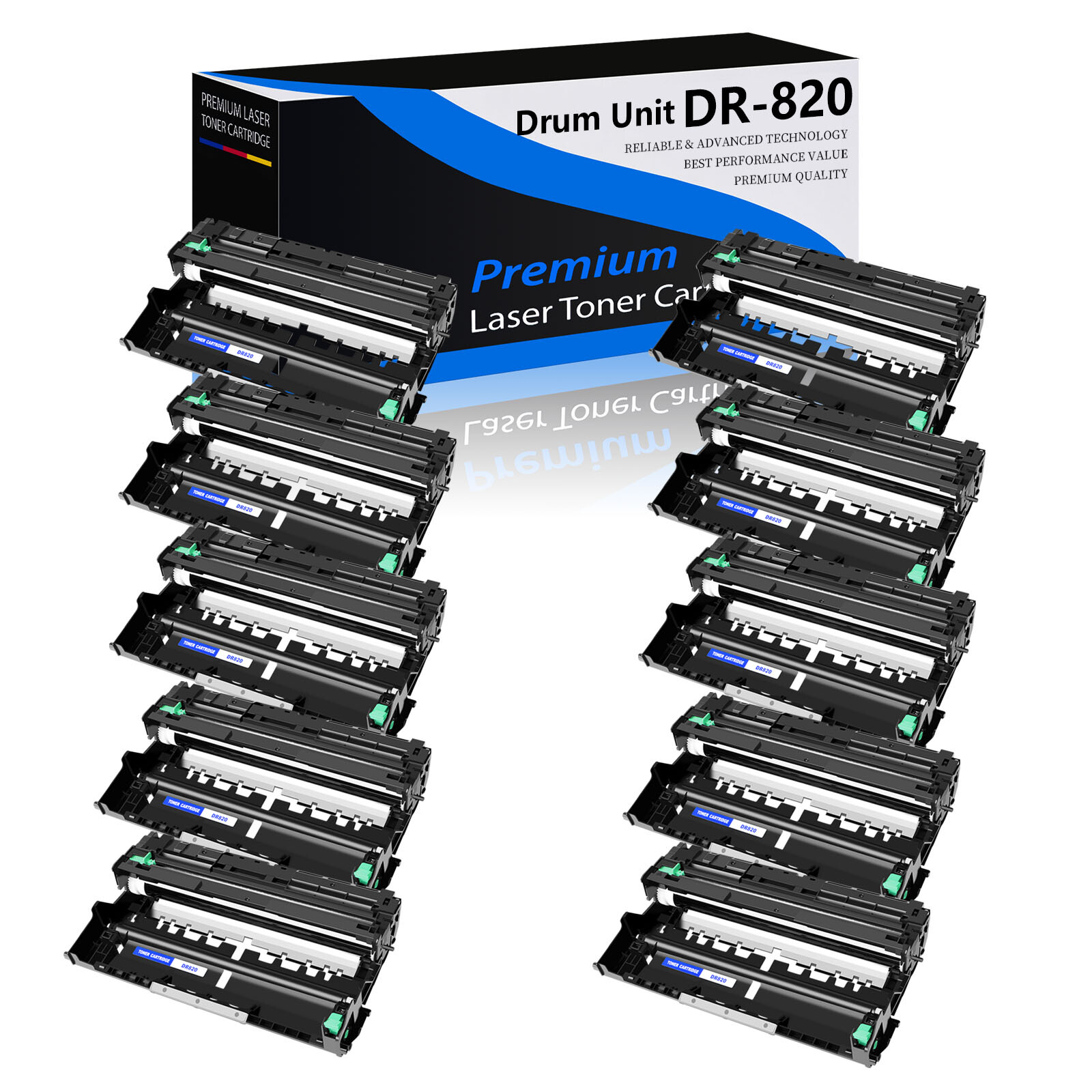 10PK DR-820 Drum Compatible for Brother DR820 HL-L5000D HL-L5100DN HL-L5200DW