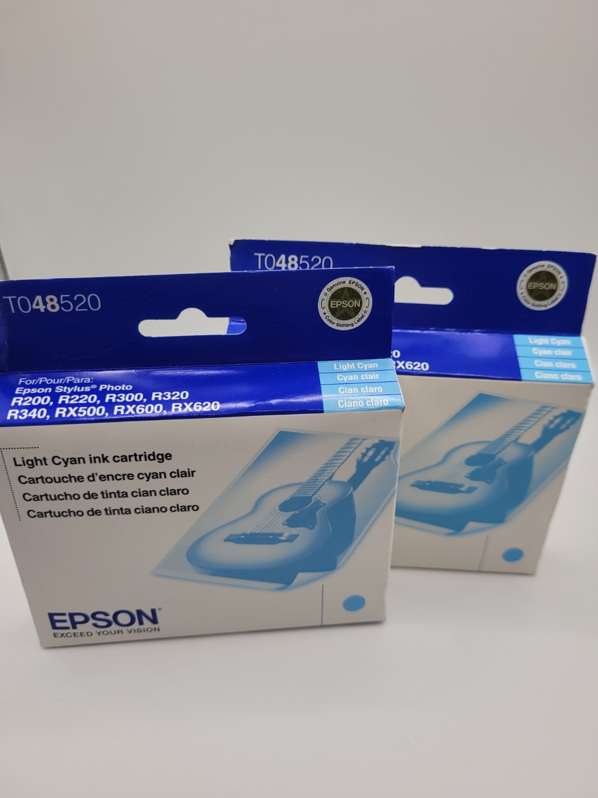 Epson TO48520 Light Cyan Ink Cartridge Two Pack 48520