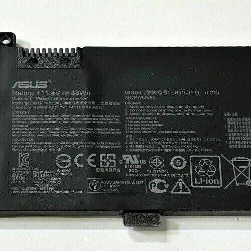 Genuine Asus ZenBook UX310 UX310UA UX310UQ UX410UA 0B200-02020000 Seris Battery