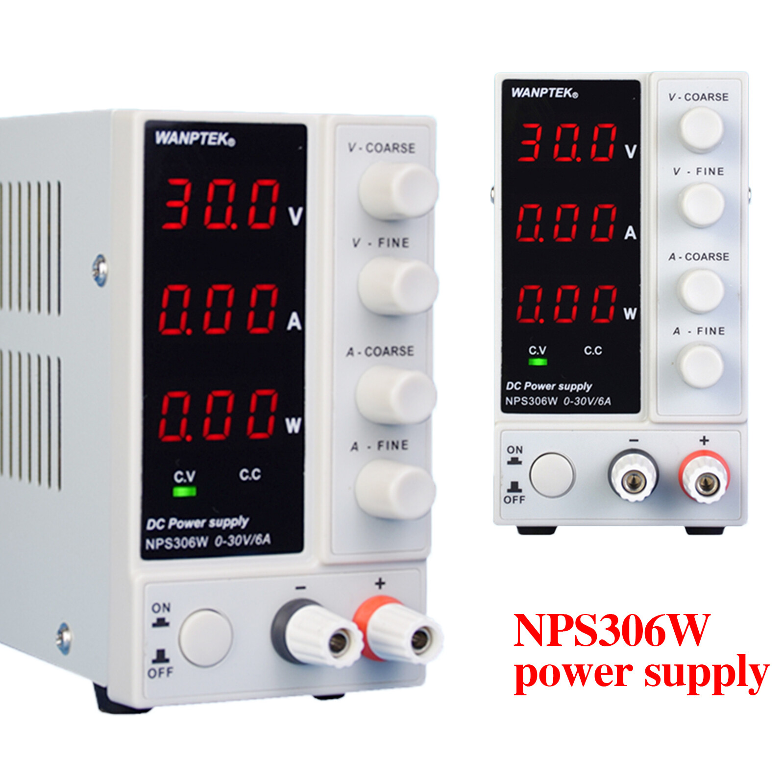 0-30V 0-6A Lab DC Bench Power Supply Variable Linear Adjustable Power Supply US
