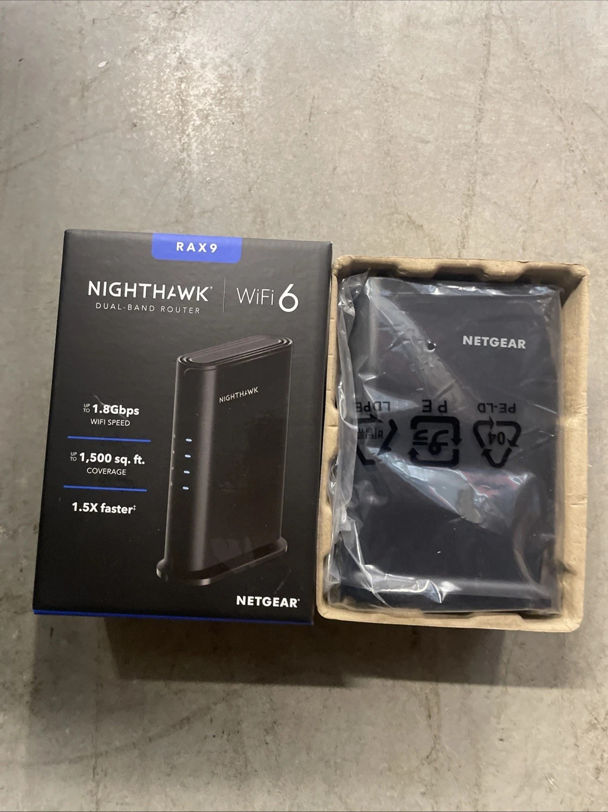 NETGEAR Nighthawk AX1800 WiFi 6 Router 1.8Gbps RAX9