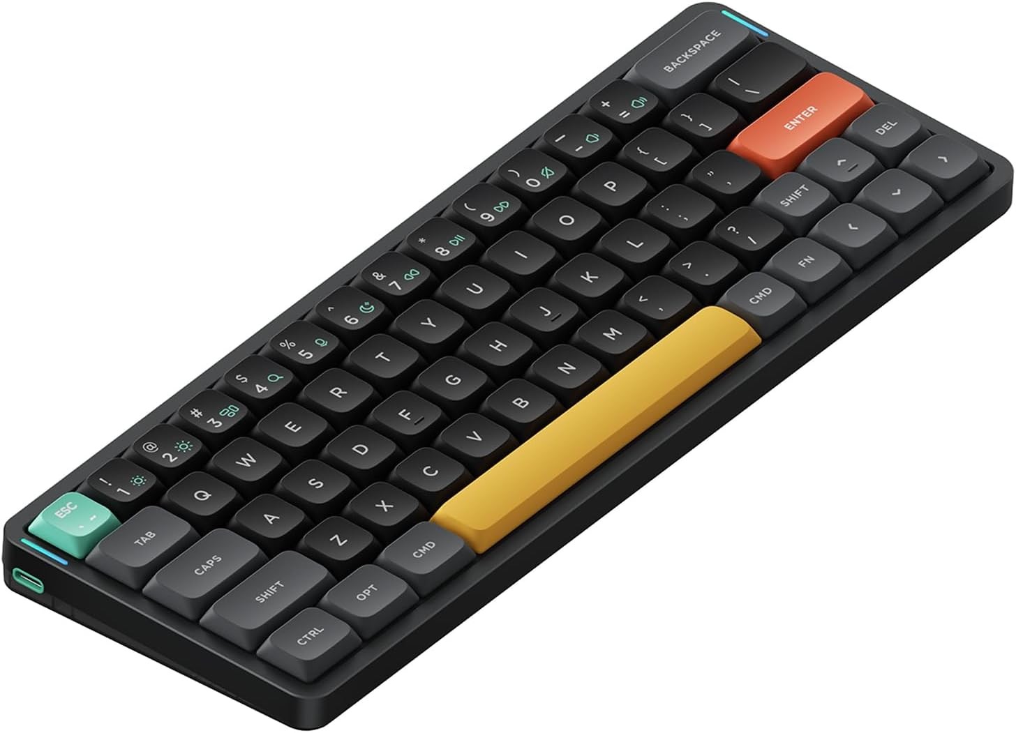 NuPhy Air60 Wireless/Wired Mechanical Keyboard Black English QWERTY