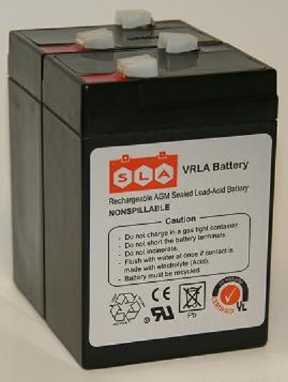 Replacement Battery for Mighty Max ML4-6 - 6 VOLT 4.5 AH SLA BATTERY - 2 PACK